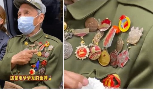 9旬老兵坐地铁被围观是怎么回事？