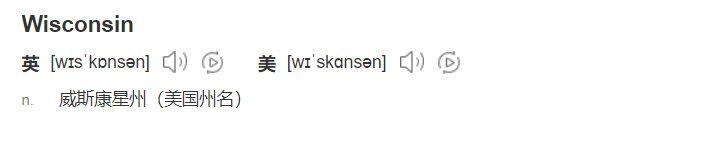 wisconsin什么意思