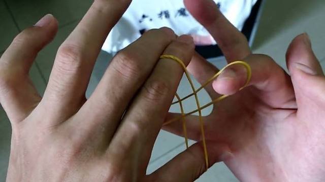 橡皮筋魔术是怎么变出来的?