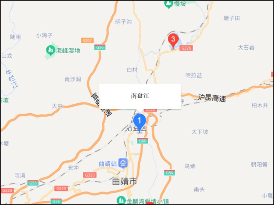 南盘江起点和终点
