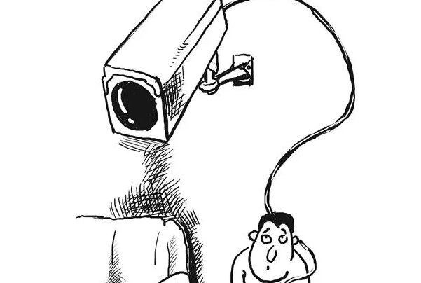 监控人画画教程