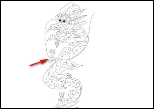 最简单画飞龙怎么画