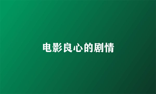 电影良心的剧情