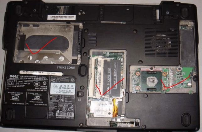 请问戴尔1420笔记本怎么拆开？