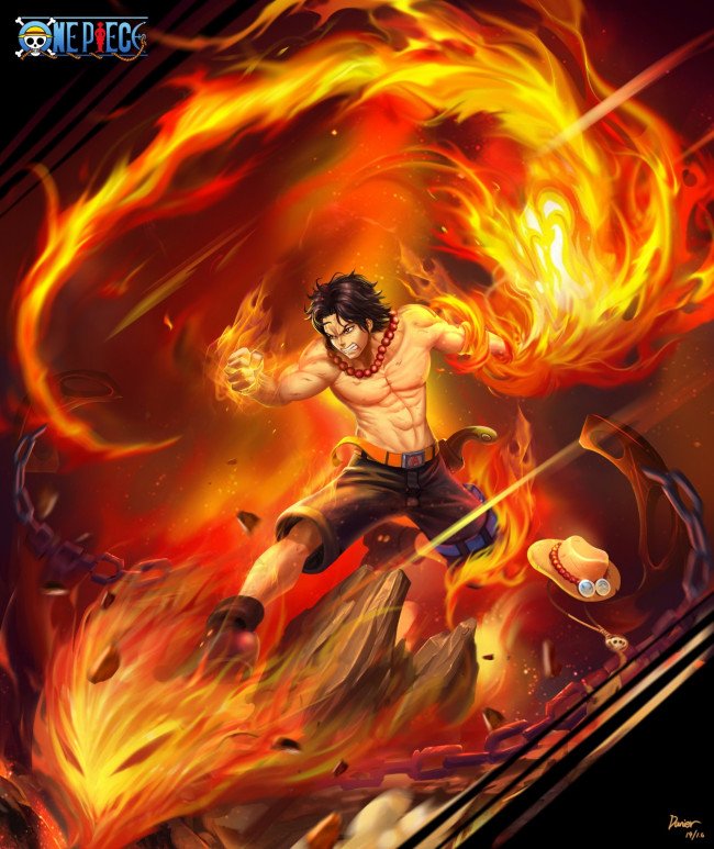 求这张火拳艾斯的电脑高清壁纸（1920X1080 或 2560X1440）