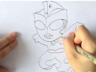 奥特曼画怎么画