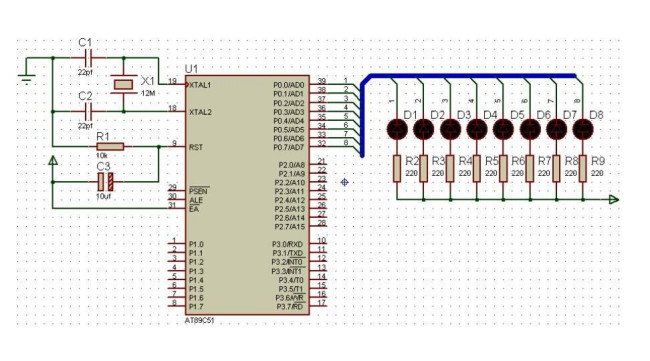 51单片机中如何用汇编语言编写流水灯