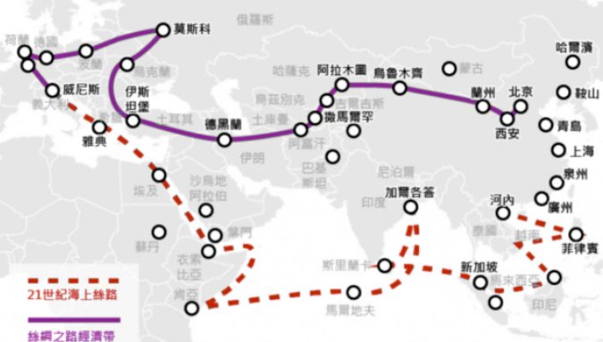 一带一路所经中国城市