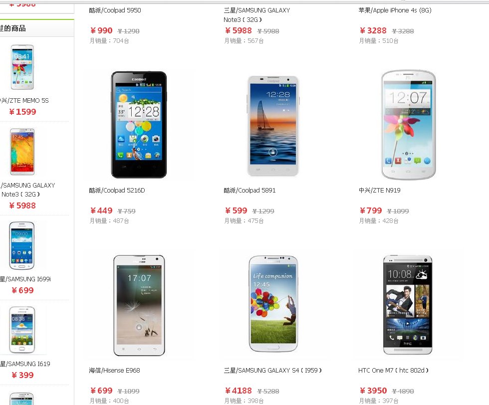 中国电信3G都有哪些机型？