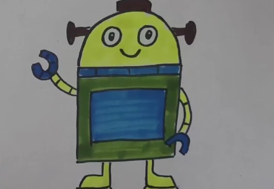 监控人画画教程