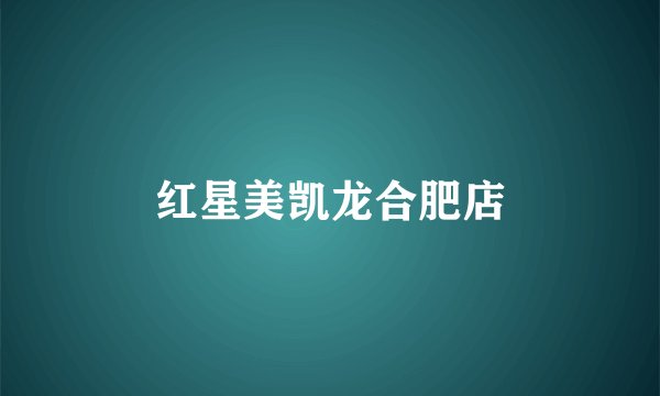 红星美凯龙合肥店