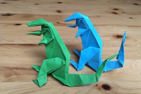 怎么用纸折一只神龙
