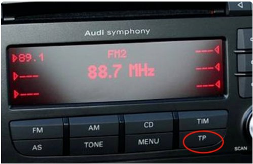 2001款奥迪tt按键说明