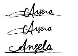 设计一下英文艺术签名，最好是连笔的，越多越好。