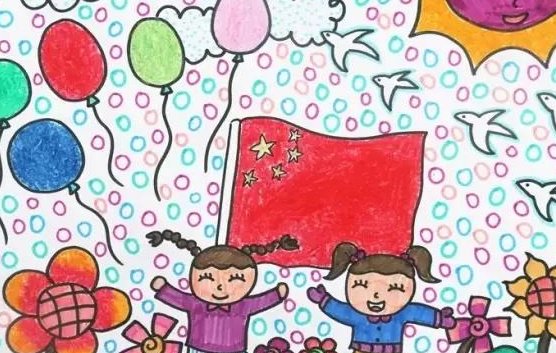 红色传奇小学生绘画作品？