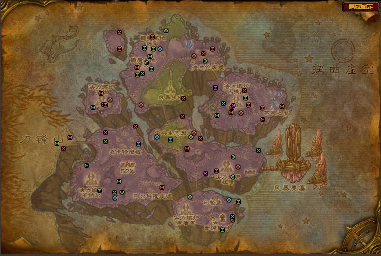 魔兽世界外域哪里产出的是魔铁矿石？