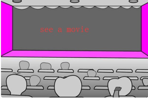 我喜欢看电影,英语怎么说