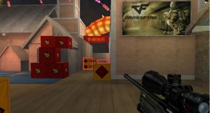 穿越火线CF 新年广场 B斜坡 bug 怎么卡 哪位大神可以具体说一下过程。。。。谢谢啦