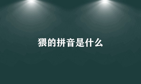 猥的拼音是什么