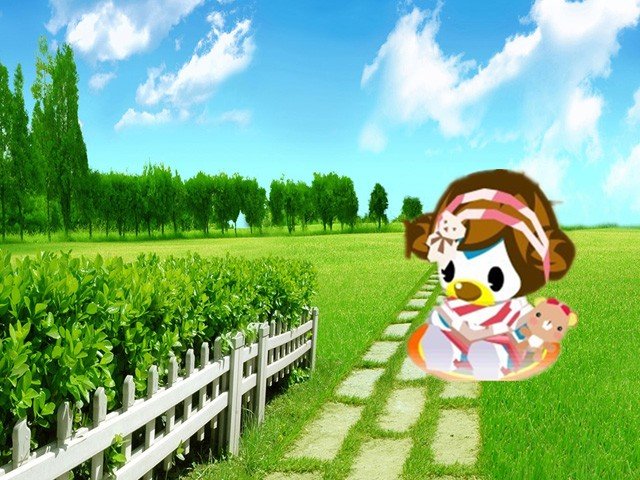 爱拍游戏奥比岛场景的奥比怎么扣?有很多人都扣的场景里面的！