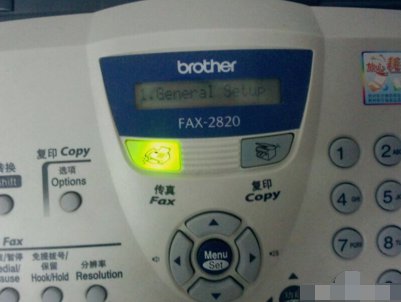 兄弟-2820传真机，怎样设置自动接收