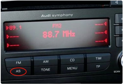 2001款奥迪tt按键说明