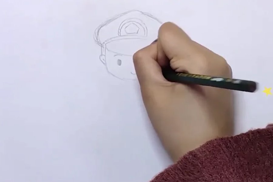 军人的简笔画怎么画 简单