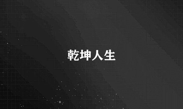 乾坤人生