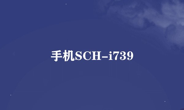 手机SCH-i739