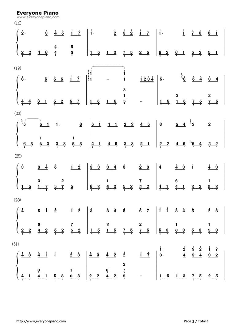 挥着翅膀的女孩歌曲简谱