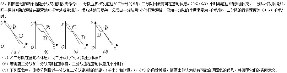 2013年安徽中考数学压轴题是什么