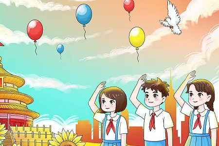 赞美国旗的简短句子