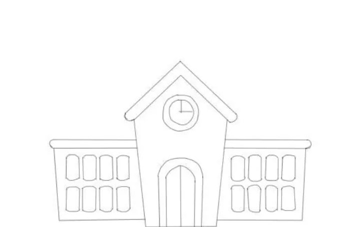 校园怎么画?