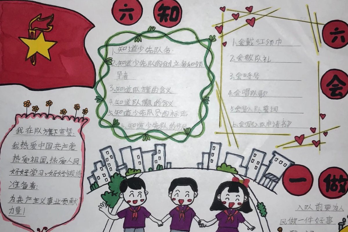 少先队的六知六会一做的内容