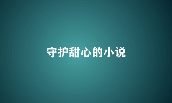 守护甜心的小说