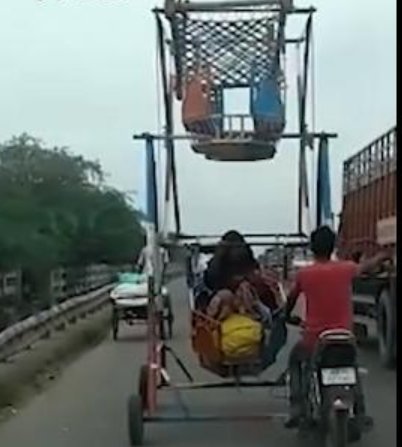 印度男子发明摩天轮摩托是怎么回事？