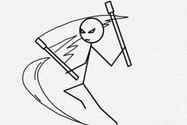 火柴人的炫酷技能特效怎么画