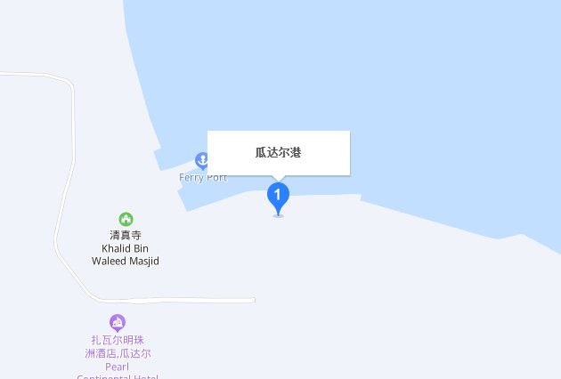 瓜达尔港地图位置