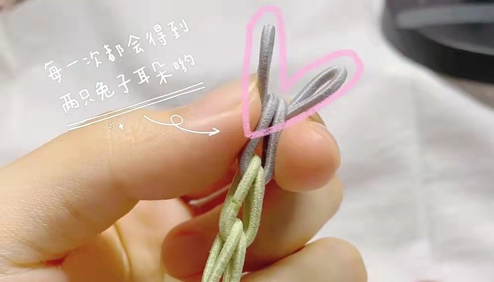 怎么用头绳做手链