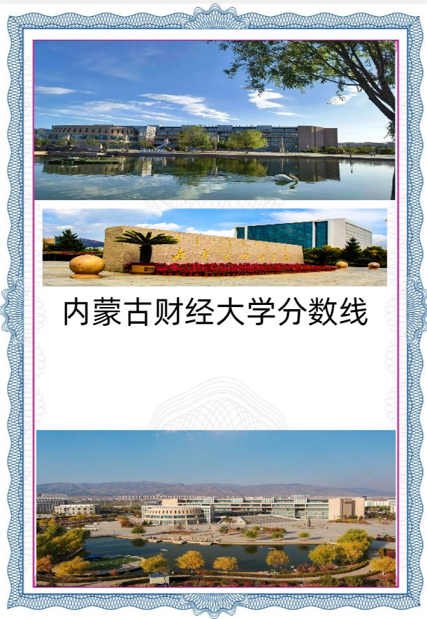 内蒙古财经大学分数线
