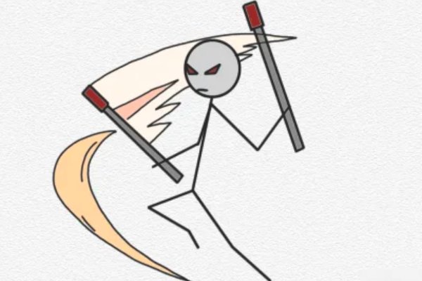 火柴人的炫酷技能特效怎么画