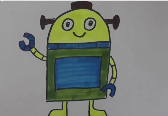 监控人画画教程