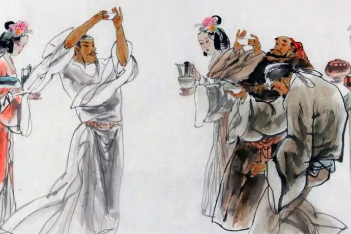 呼儿将出换美酒的意思