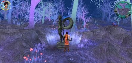 仙剑5幻木小径雕像是怎么弄的啊