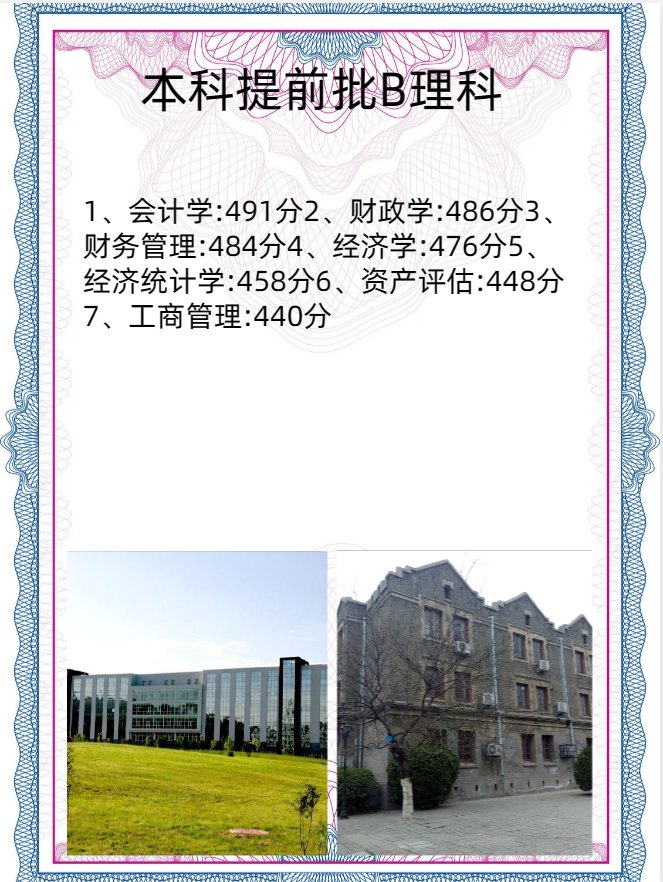 内蒙古财经大学分数线