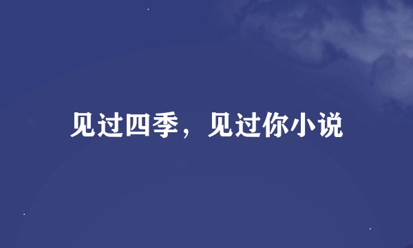 见过四季，见过你小说