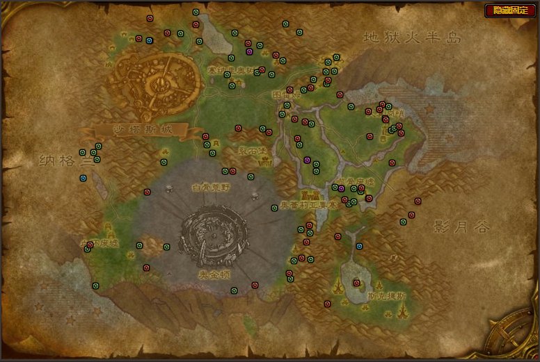 魔兽世界外域哪里产出的是魔铁矿石？