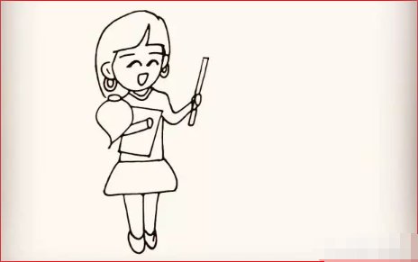 教师怎么画简笔画