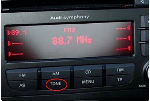 2001款奥迪tt按键说明