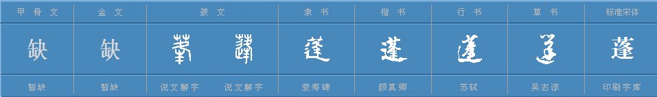 莲蓬的蓬怎么组词